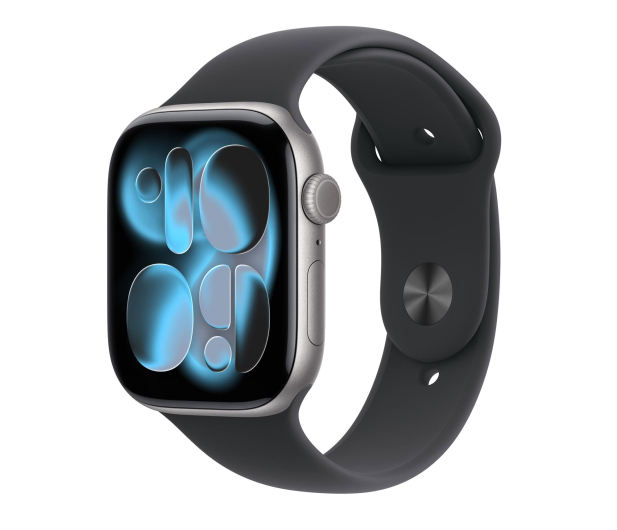 Apple Watch 11 42/Szare Aluminum/Czarny Pasek S/M 5G - 1362413 - zdjęcie